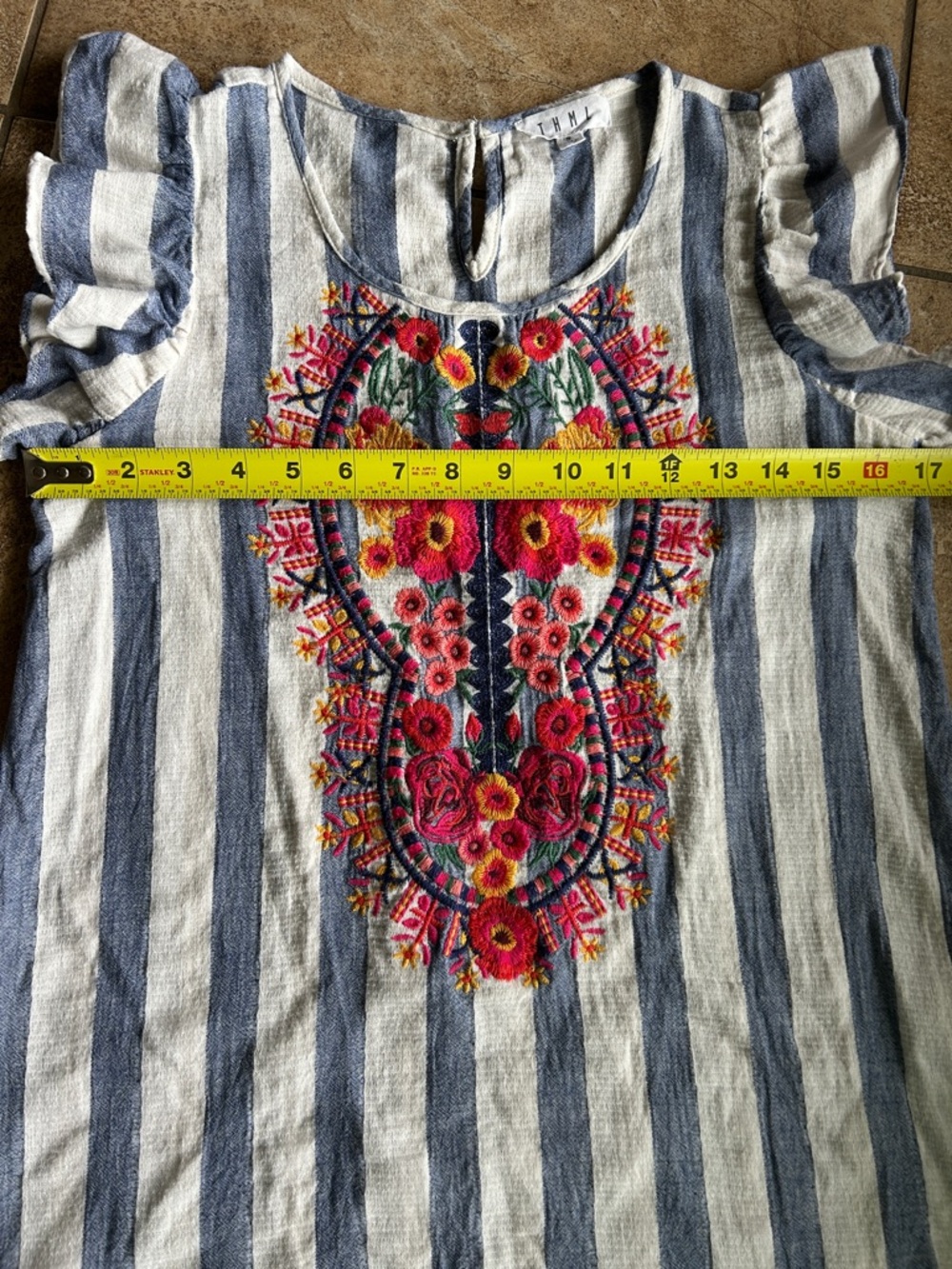 THML Cotton Embroidered Top - Picture 6 of 7
